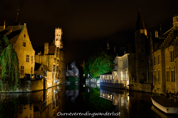 Bruges by night