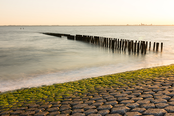 Beach sunrise Breskens